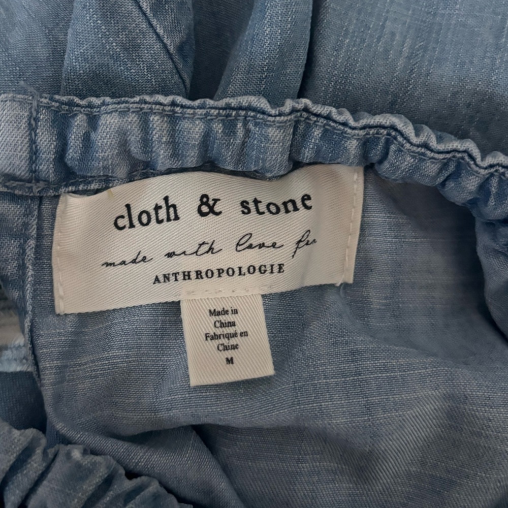 Cloth & stone denim jumpsuit
